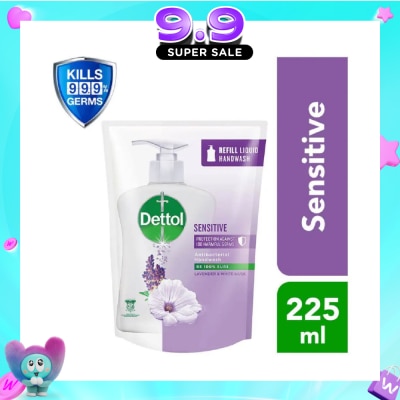 DETTOL - Anti-Bacterial Liquid Hand Wash Refill Sensitive (Kills 99.9% Germs) 225ml image