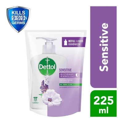 DETTOL Anti-Bacterial Liquid Hand Wash Refill Sensitive (Kills 99.9% Germs) 225ml