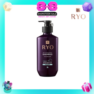 RYO - Hair Loss Expert Care Shampoo For Sensitive Scalp (Reduce Hair Loss + Nourish Scalp) 400ml