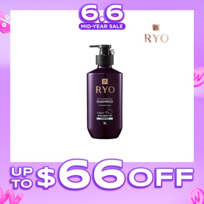 RYO - Hair Loss Expert Care Shampoo For Sensitive Scalp (Reduce Hair Loss + Nourish Scalp) 400ml