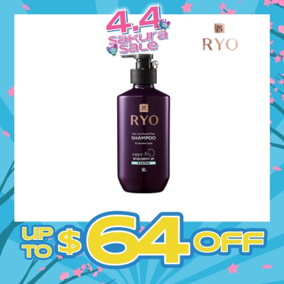 RYO - Hair Loss Expert Care Shampoo For Sensitive Scalp (Reduce Hair Loss + Nourish Scalp) 400ml