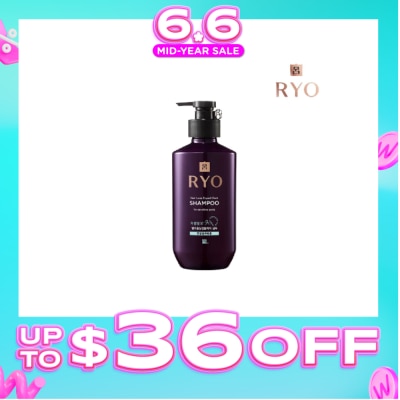 RYO - Hair Loss Expert Care Shampoo For Sensitive Scalp (Reduce Hair Loss + Nourish Scalp) 400ml
