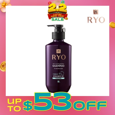 RYO Hair Loss Expert Care Shampoo For Sensitive Scalp (Reduce Hair Loss + Nourish Scalp) 400ml