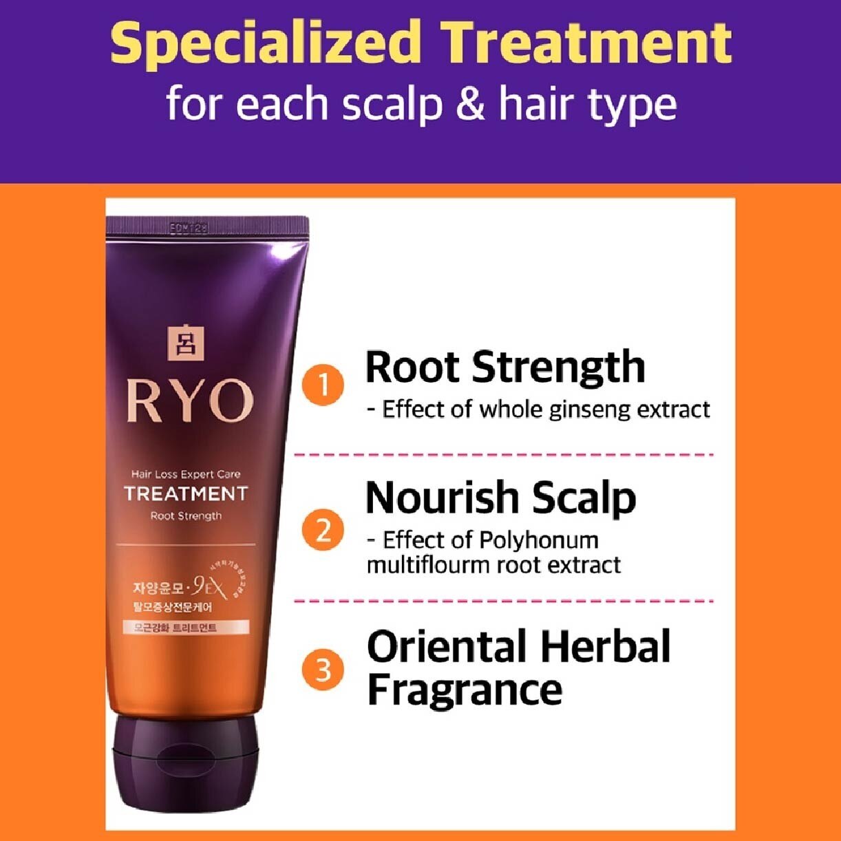 RYO Hair Loss Expert Care Treatment Root Strength (Reduce Hair