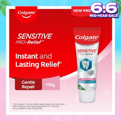 COLGATE Sensitive Pro-Relief Gentle Repair Toothpaste 110g