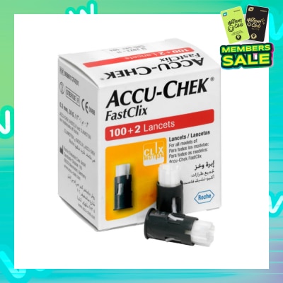 ACCU CHEK FastClix Lancets 102s