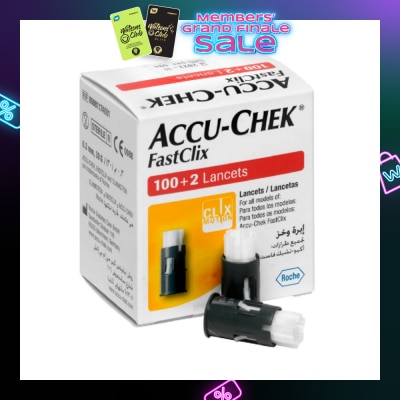 ACCU CHEK FastClix Lancets 102s