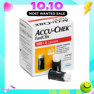 ACCU CHEK FastClix Lancets 102s image