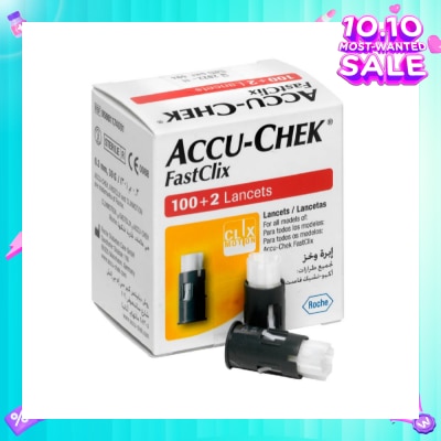 ACCU CHEK FastClix Lancets 102s