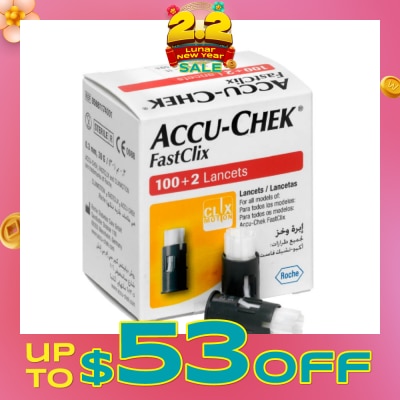 ACCU CHEK FastClix Lancets 102s