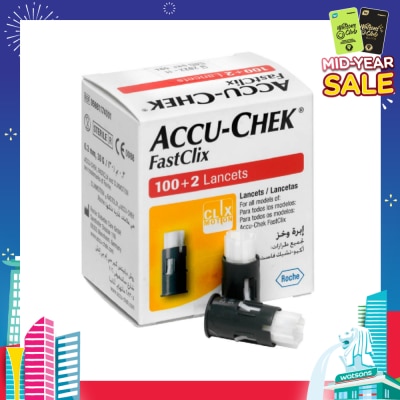 ACCU CHEK FastClix Lancets 102s