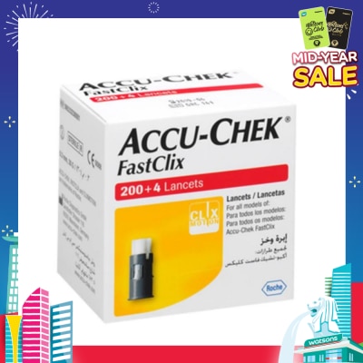 ACCU CHEK FastClix Lancets 204s