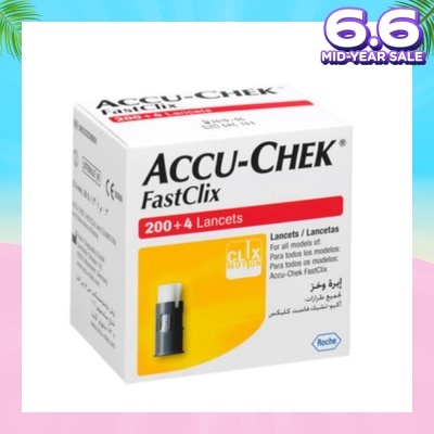 ACCU CHEK FastClix Lancets 204s