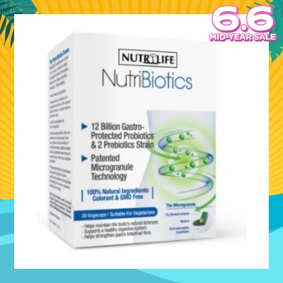 NUTRILIFE NutriBiotics 30 vegecaps
