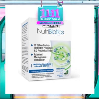 NUTRILIFE NutriBiotics 30 vegecaps image