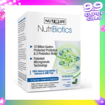 NUTRILIFE NutriBiotics 30 vegecaps