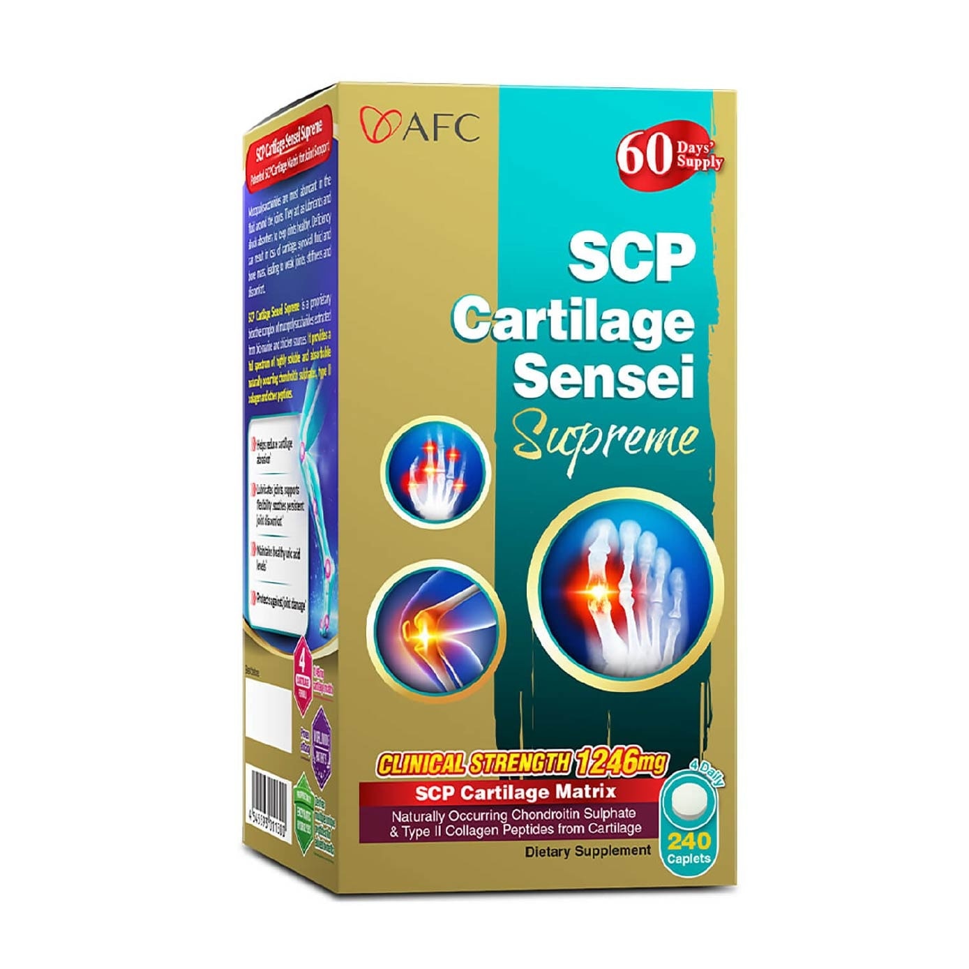 SCP Cartilage Sensei Chondriotin + Type II Collagen Tablet (Cartilage Small Joint & Uric Acid Support) 240s