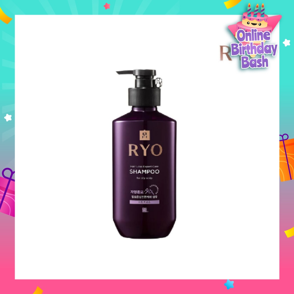Hair Loss Expert Care Shampoo For Oily Scalp (Reduce Hair Loss + Nourish Scalp) 400ml