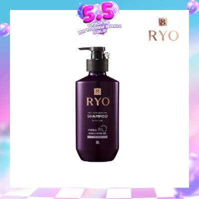 RYO - Hair Loss Expert Care Shampoo For Oily Scalp (Reduce Hair Loss + Nourish Scalp) 400ml