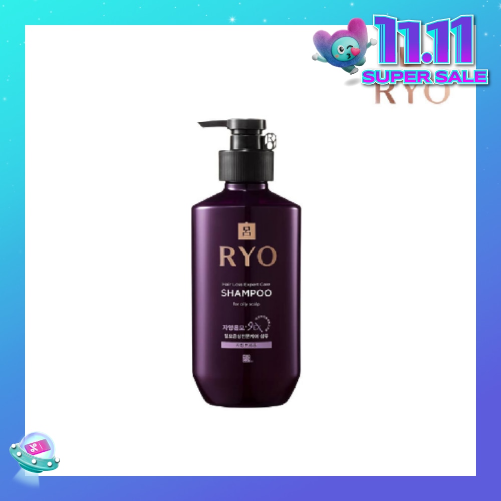 Hair Loss Expert Care Shampoo For Oily Scalp (Reduce Hair Loss + Nourish Scalp) 400ml