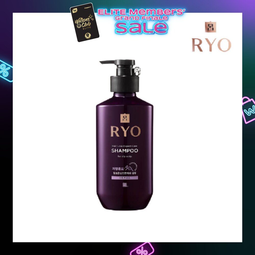 Hair Loss Expert Care Shampoo For Oily Scalp (Reduce Hair Loss + Nourish Scalp) 400ml