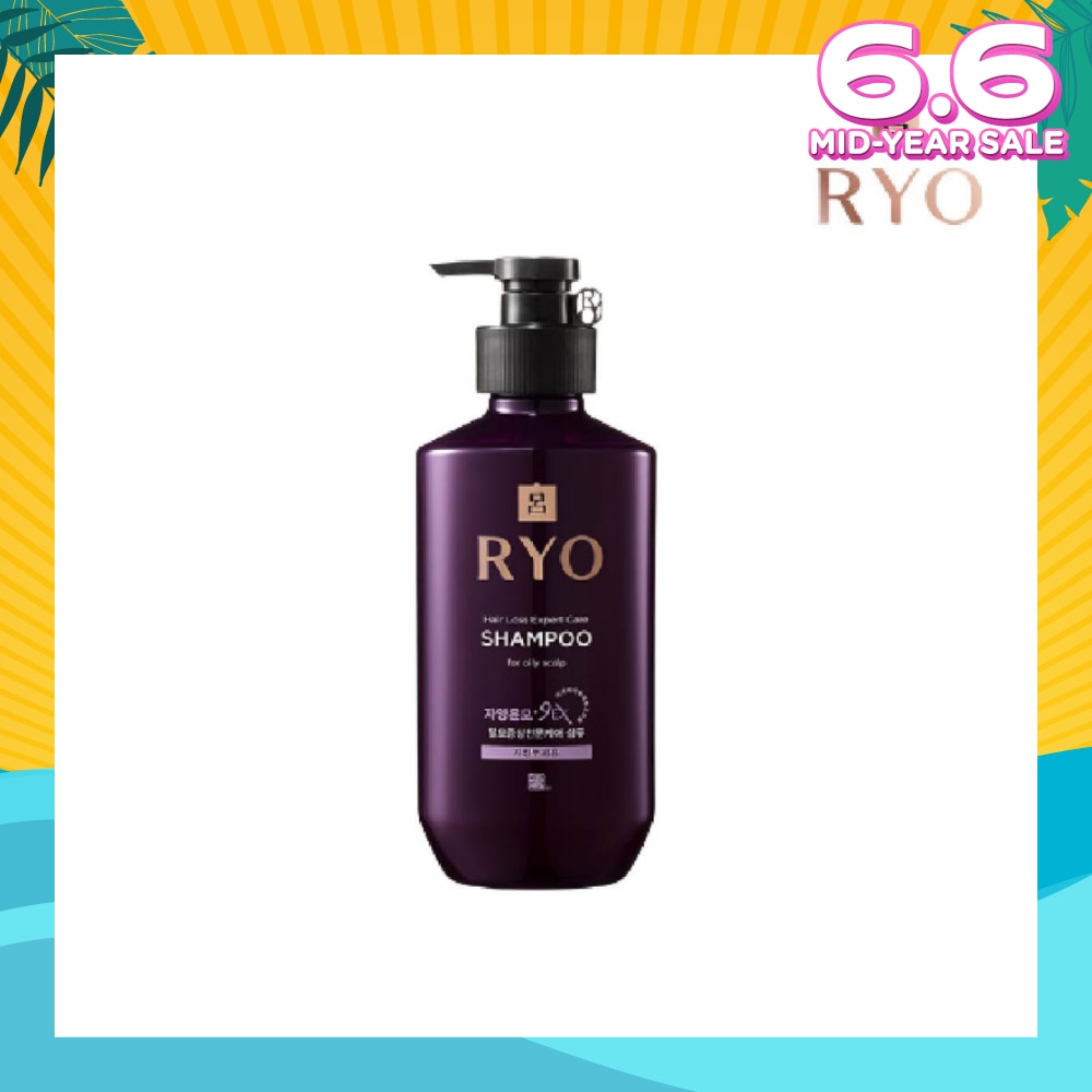 Hair Loss Expert Care Shampoo For Oily Scalp (Reduce Hair Loss + Nourish Scalp) 400ml