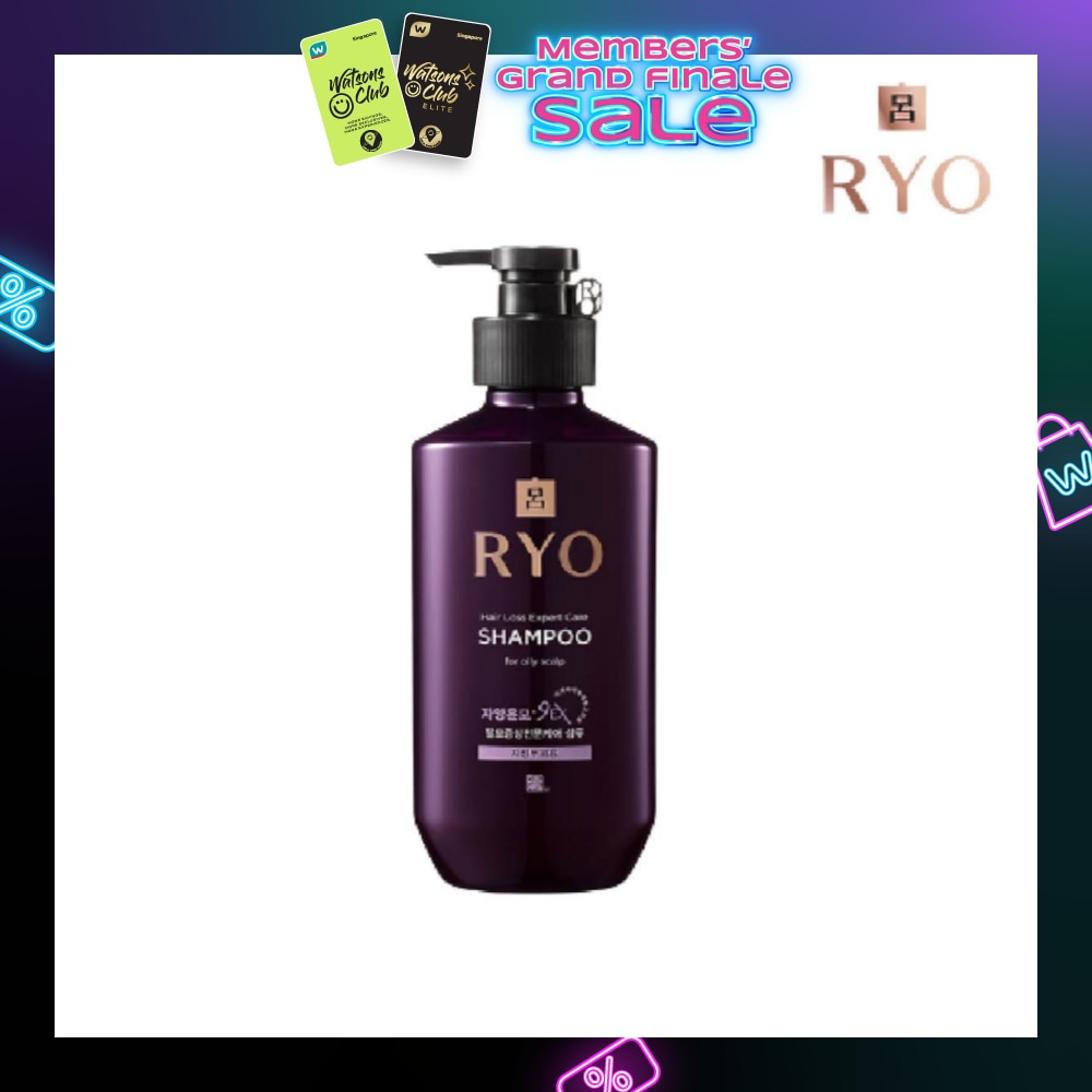 Hair Loss Expert Care Shampoo For Oily Scalp (Reduce Hair Loss + Nourish Scalp) 400ml