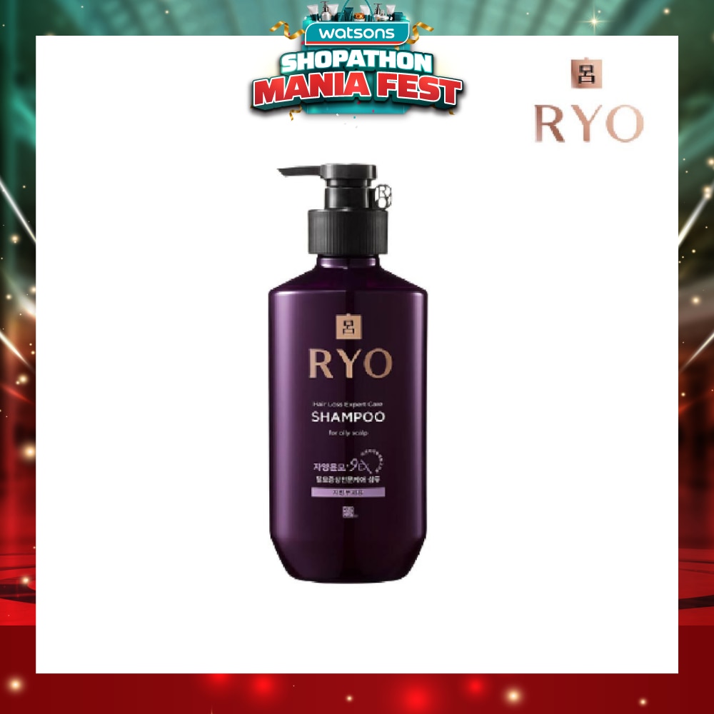 Hair Loss Expert Care Shampoo For Oily Scalp (Reduce Hair Loss + Nourish Scalp) 400ml