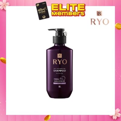 RYO Hair Loss Expert Care Shampoo For Oily Scalp (Reduce Hair Loss + Nourish Scalp) 400ml