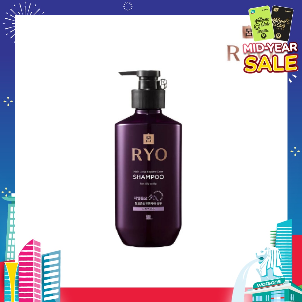 Hair Loss Expert Care Shampoo For Oily Scalp (Reduce Hair Loss + Nourish Scalp) 400ml