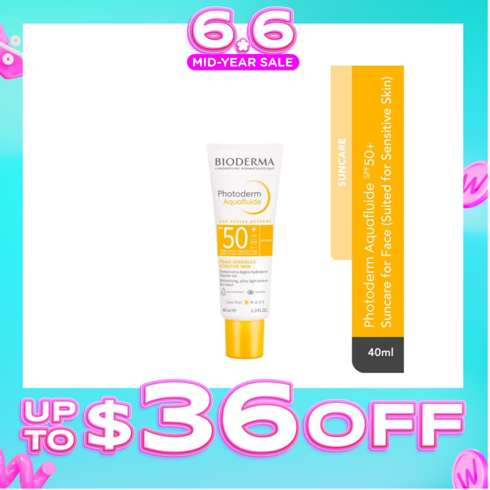 Photoderm MAX Aquafluid SPF50+ Suncare for Face (Sensitive Skin) 40ml