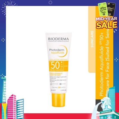 BIODERMA Photoderm MAX Aquafluid SPF50+ Suncare for Face (Sensitive Skin) 40ml