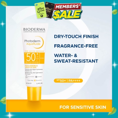 BIODERMA Photoderm MAX Aquafluid SPF50+ Suncare for Face (Sensitive Skin) 40ml (Expiry: Jun`2027) image