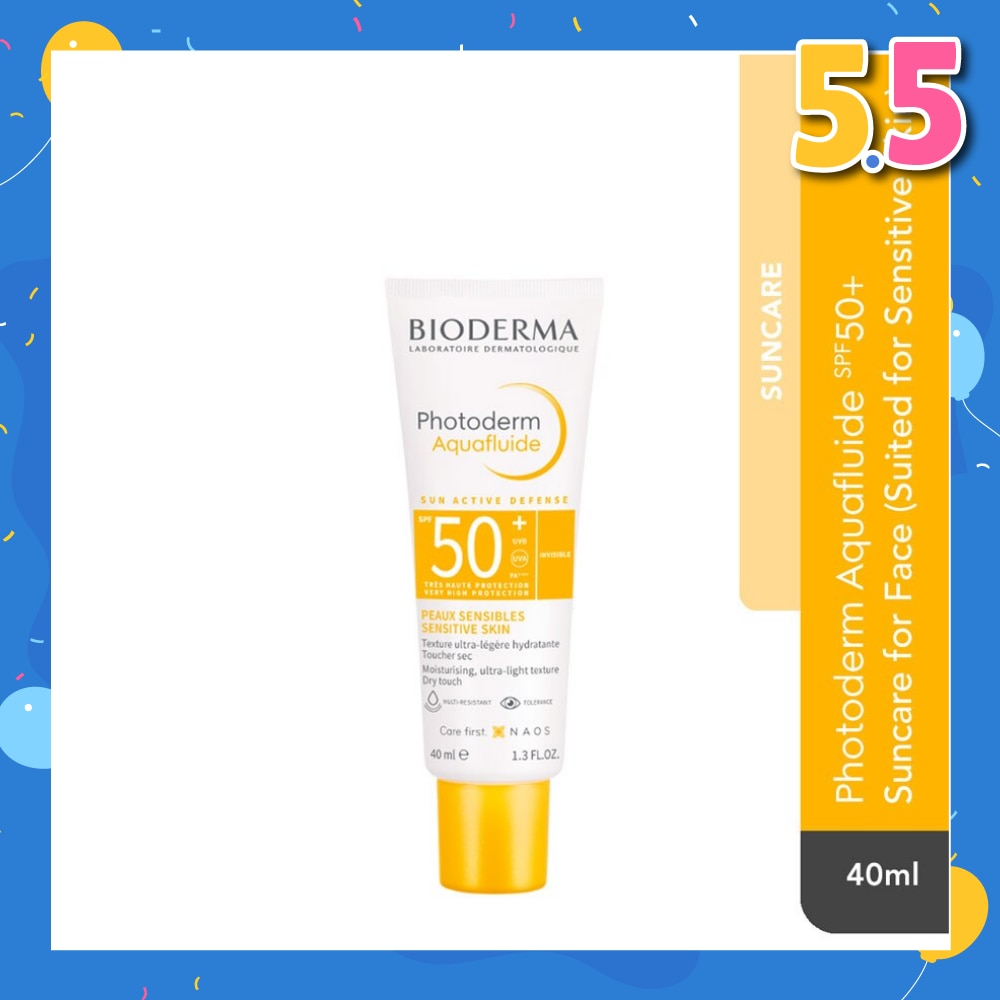 Photoderm MAX Aquafluid SPF50+ Suncare for Face (Sensitive Skin) 40ml