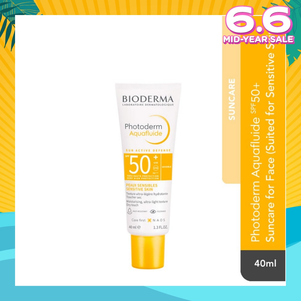 Photoderm MAX Aquafluid SPF50+ Suncare for Face (Sensitive Skin) 40ml