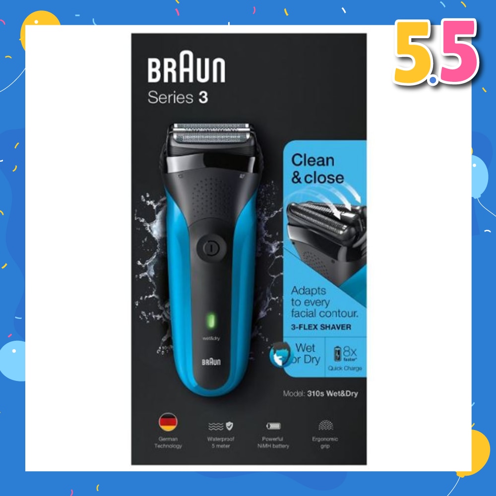 Series 3 310s Rechargeable Wet & Dry Electric Shaver 1 Piece
