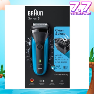 BRAUN Series 3 310s Rechargeable Wet & Dry Electric Shaver 1 Piece