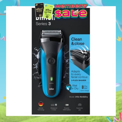 BRAUN - Series 3 310s Rechargeable Wet & Dry Electric Shaver 1 Piece