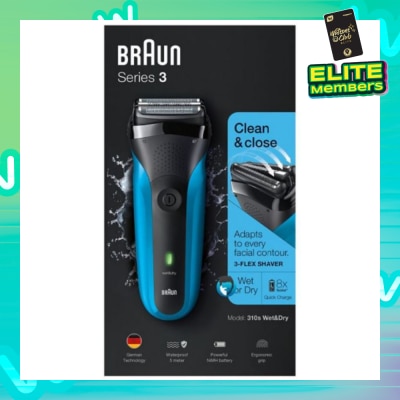 BRAUN Series 3 310s Rechargeable Wet & Dry Electric Shaver 1 Piece