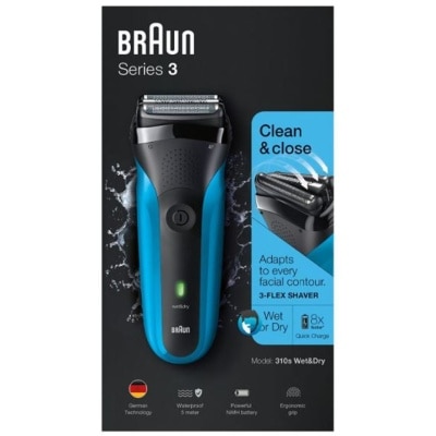 BRAUN Series 3 310s Rechargeable Wet & Dry Electric Shaver 1 Piece