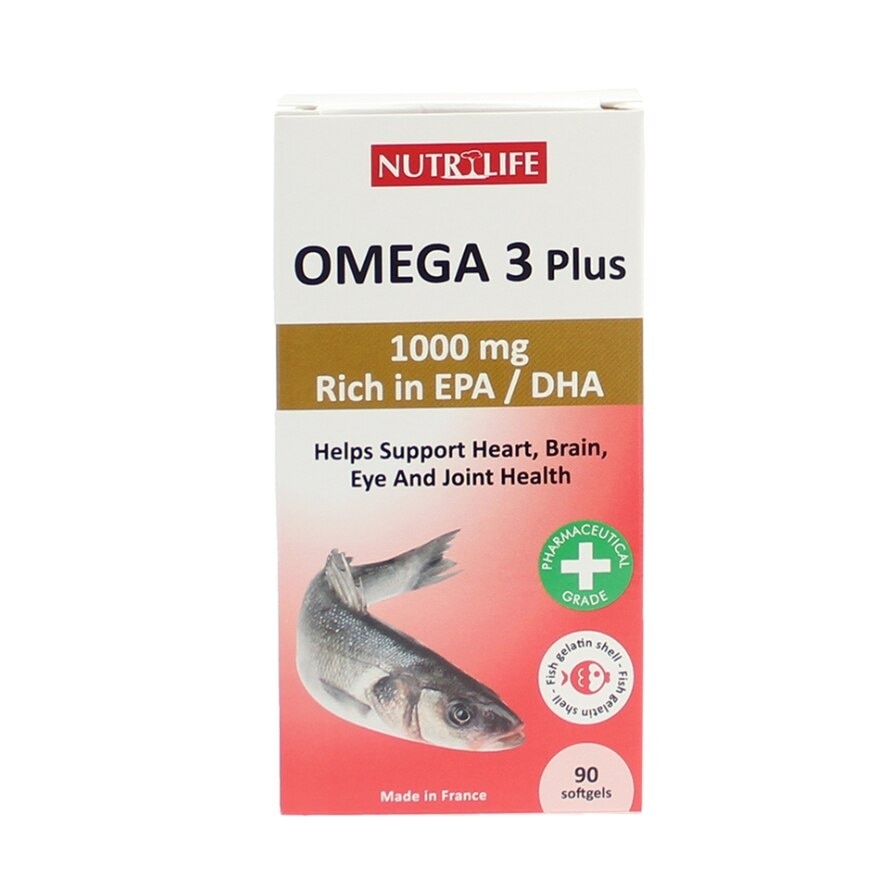 Omega 3 Plus Tablet Supplement Packset (Help Support Heart Brain Eye & Joint Health) 90s x 2