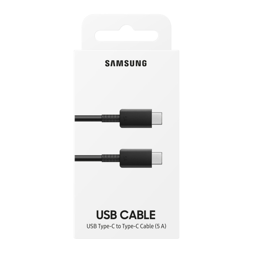 5A USB Type-C To Type-C Cable 1m Black 1s