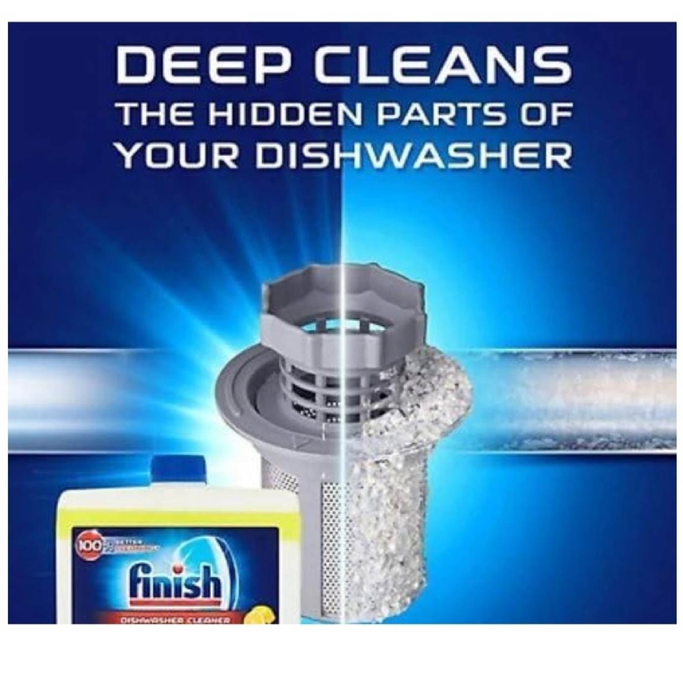 Dishwasher Deep Cleaner Lemon Sparkle (To Remove Hidden Dirt & Limescale) 250ml