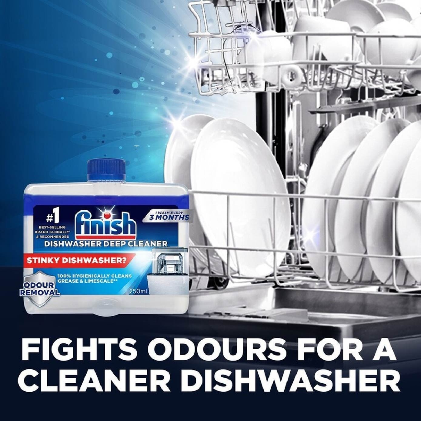 Dishwasher Deep Cleaner Regular (To Hygienically Cleans Hidden Grease & Limescale) 250ml