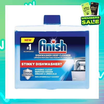 FINISH Dishwasher Deep Cleaner Regular (To Hygienically Cleans Hidden Grease & Limescale) 250ml