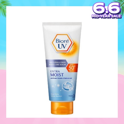 BIORE UV Anti-Pollution Body Care Serum SPF50+ PA+++ Extra Moist 150ml