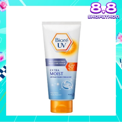 BIORE UV Anti-Pollution Body Care Serum SPF50+ PA+++ Extra Moist 150ml