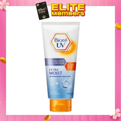 BIORE UV Anti-Pollution Body Care Serum SPF50+ PA+++ Extra Moist 150ml