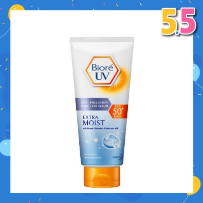 BIORE Biore UV Anti-Pollution Body Care Serum SPF50+ PA+++ Extra Moist 150ml