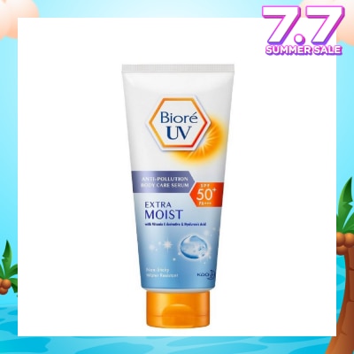 BIORE UV Anti-Pollution Body Care Serum SPF50+ PA+++ Extra Moist 150ml